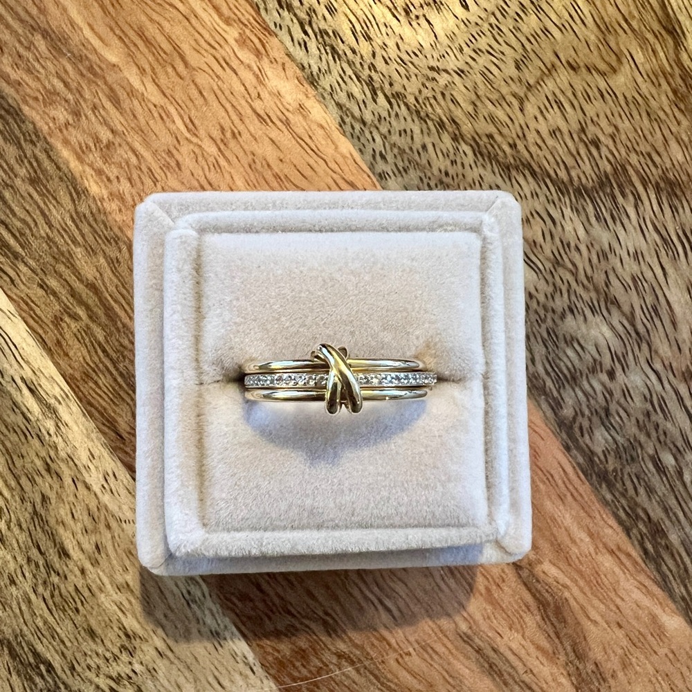 Kendra Scott Tia 18k gold vermeil ring